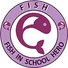 Fish in School Hero Logo